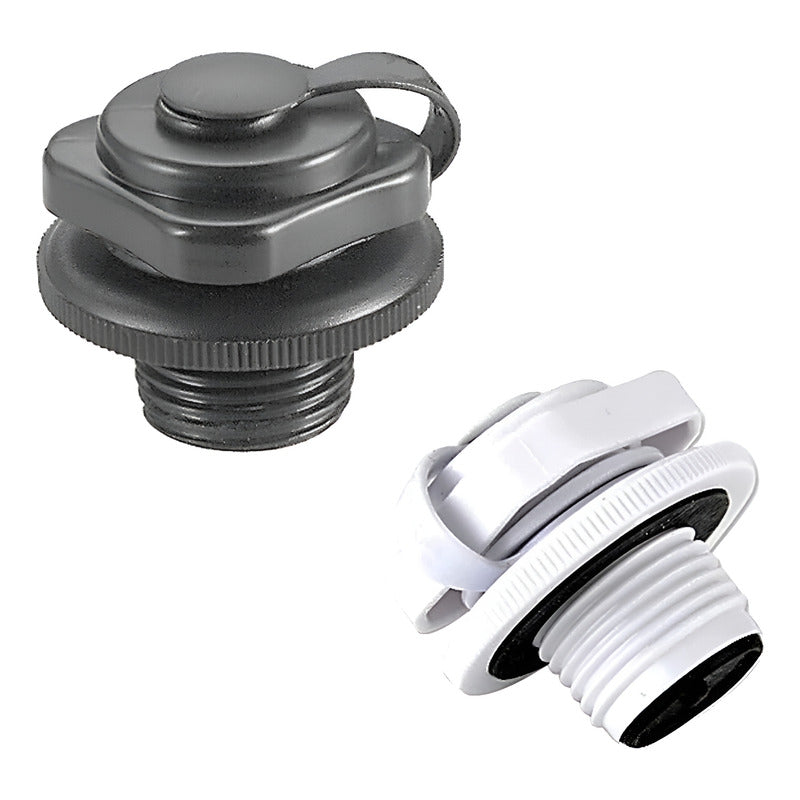 Tapon Boston Akua Repuesto Colchon Bote Spa Inflable Tapa - Blanco