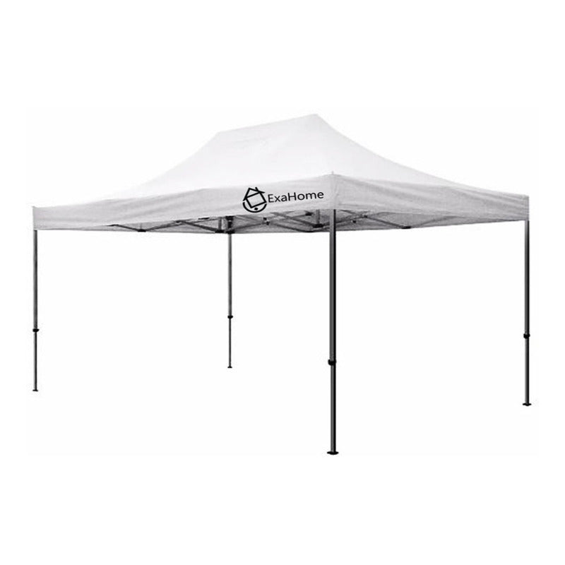 Gazebo Plegable Exahome 4.5x3 Impermeable + Bolso Y Estacas  Blanco