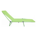 Reposera Camastro Silla Portatil Playa Pileta Cama Plegable Verde