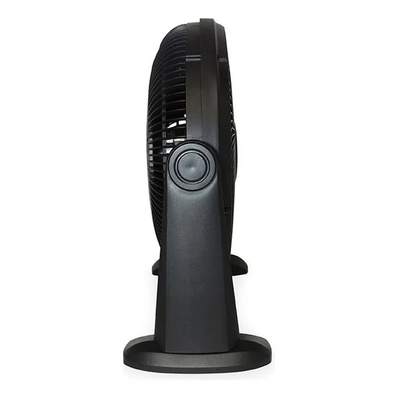 Ventilador De Piso 5 Aspas Magiclick Turbo Chico 14 Estructura Color Negro 3 Velocidades 35.56 Cm 50hz/60hz Plástico