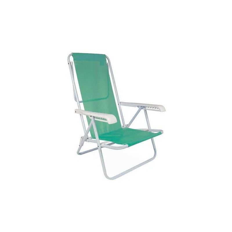 Silla Reposera Aluminio Sannet 8 Posiciones Playa Jardin