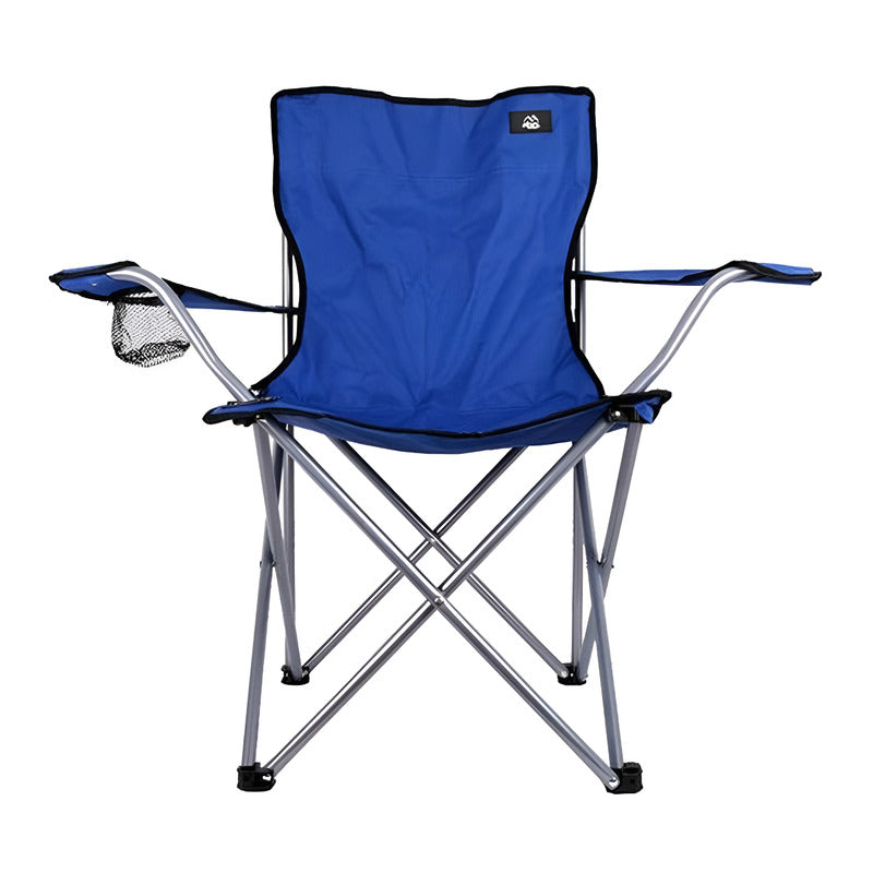 Sillon Director Plegable Playa Camping Apoyabrazos Portavaso Color Azul