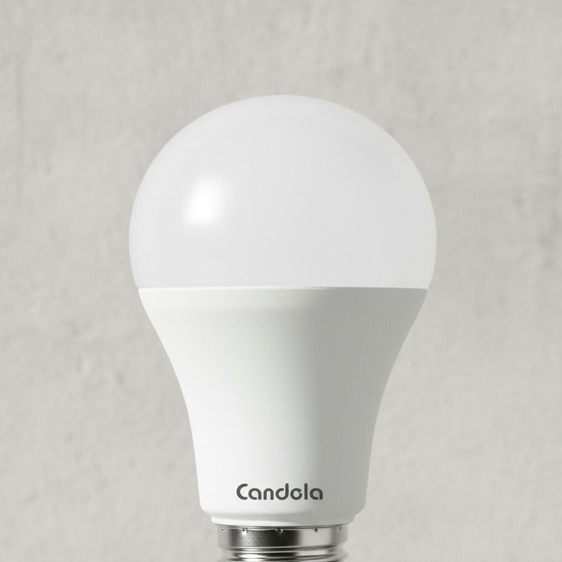 Foco Lampara Led A60 9w Calida Pack 5 Unidades Blanco Cálido