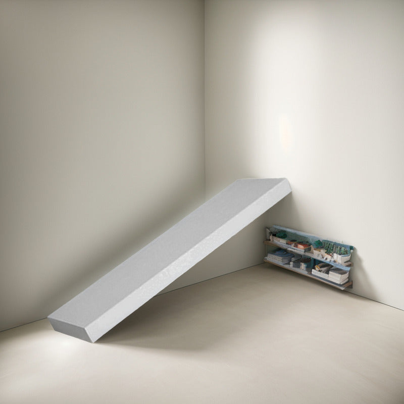 Estantes Flotantes Repisa Ménsula Invisible 40x20x18 Exahome Blanco