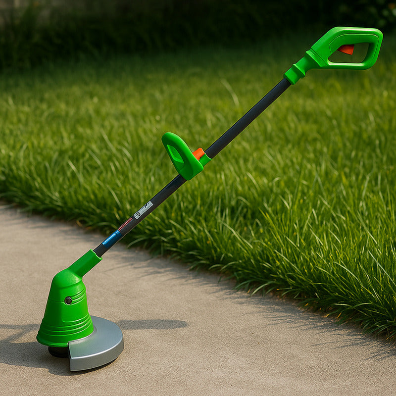 Bordeadora Electrica 600w Carretel Doble Salida 2 Rulemanes Verde Oscuro