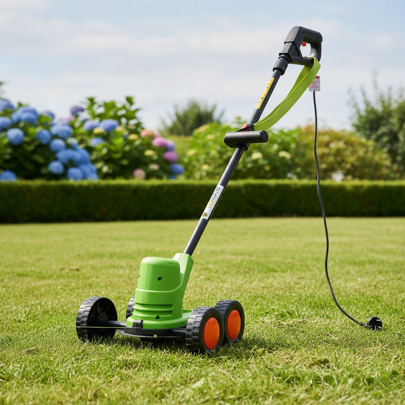 Bordeadora Electrica 600w Con Carrito Exahome Cortadora Verde