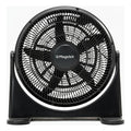 Ventilador De Piso 5 Aspas Magiclick Turbo Chico 14 Estructura Color Negro 3 Velocidades 35.56 Cm 50hz/60hz Plástico