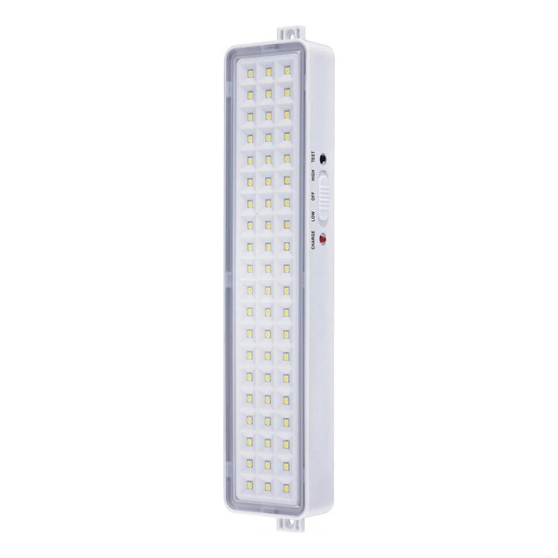 Combo Luces De Emergencia 30 Led + 60 Led Recargable 220v Blanco