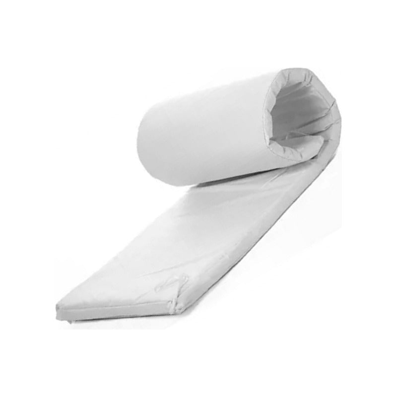 2 Colchonetas Para Camastro Reposera Exterior Impermeable Blanco