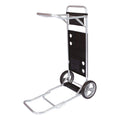 Carro Carrito Playero Mesa Porta Sillas Aluminio + Extension Color Negro