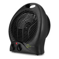 Caloventor Exahome Unico Con Termostato 2 Años De Color Negro