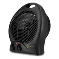 Caloventor Exahome Unico Con Termostato 2 Años De Color Negro