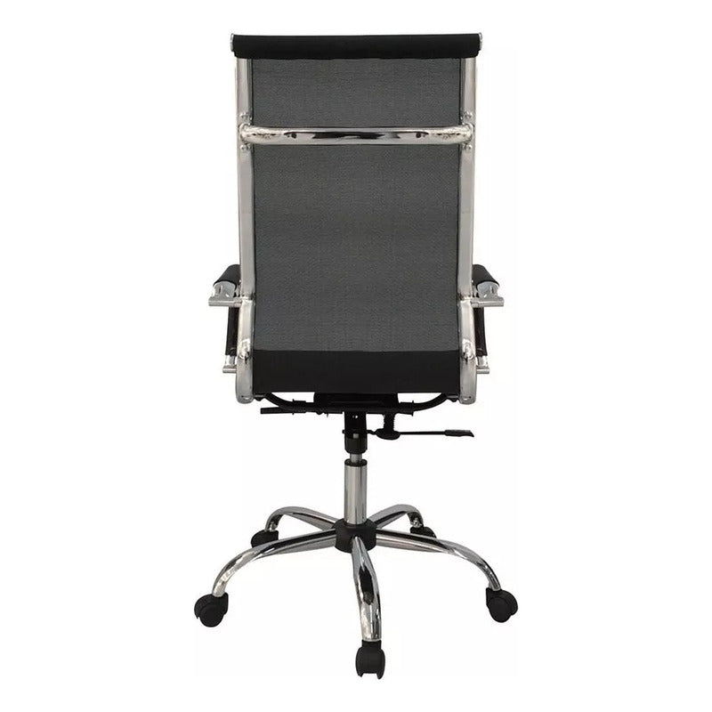 Sillon Director Ejecutivo Exahome Presidencial 54206 Alta Color Negro Material Del Tapizado Tela/mesh Mesh/tela