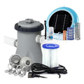 Bomba Filtro 2006lts + Ionizador Solar Pileta Agua Limpia
