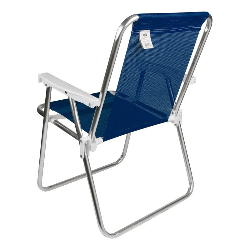 Silla Plegable Aluminio Reposera Sillon Playa Jardin Camping