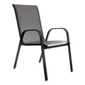Silla Reposera Textileno Apilable Jardin Tienda Oficial Gris Sling