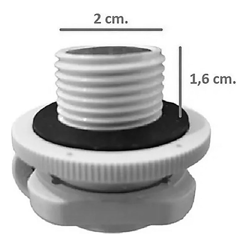 Tapon Boston Repuesto Colchon Bote Spa Inflable Tapa Bestway Negro