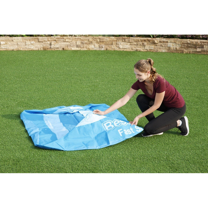 Pileta Inflable Redonda Fast Set 940 Lts Bestway 57392 Color Azul