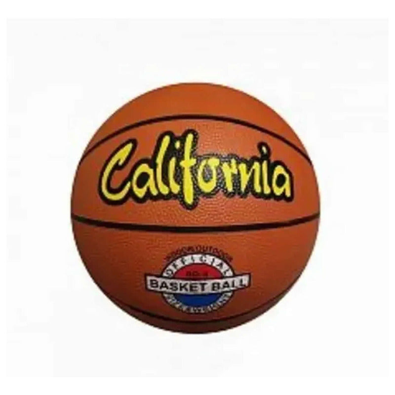 Pelota De Basquet N5 Mediana Para Uso En Interior Y Exterior Color Marrón