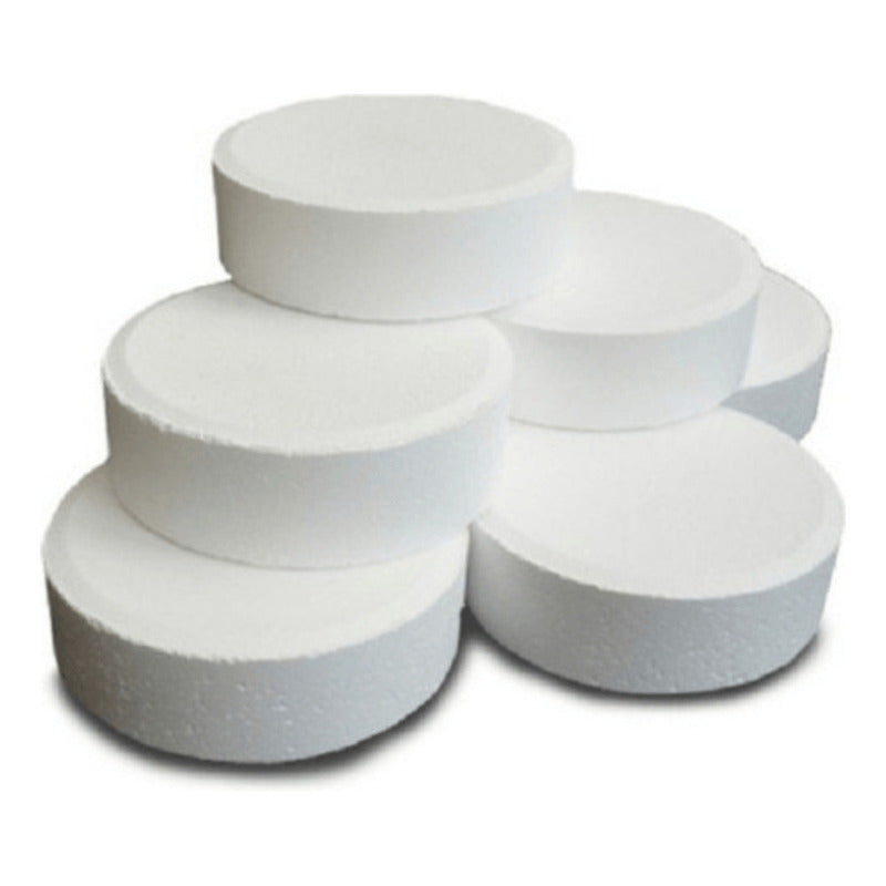 10kg Pastilla D Cloro Triple Accion Alguicida Pileta Boya