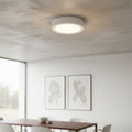 Plafon Con Base Redondo Circular 12w Luz Fria Blanco Frío