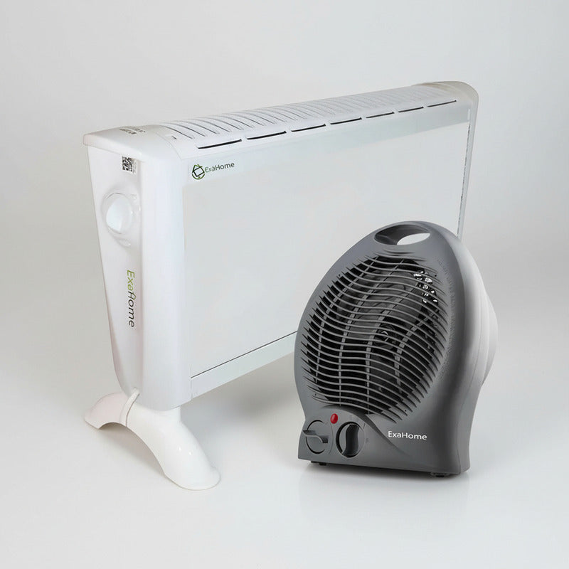 Calefactor Electrico Exahome + Caloven Tienda Oficial Blanco