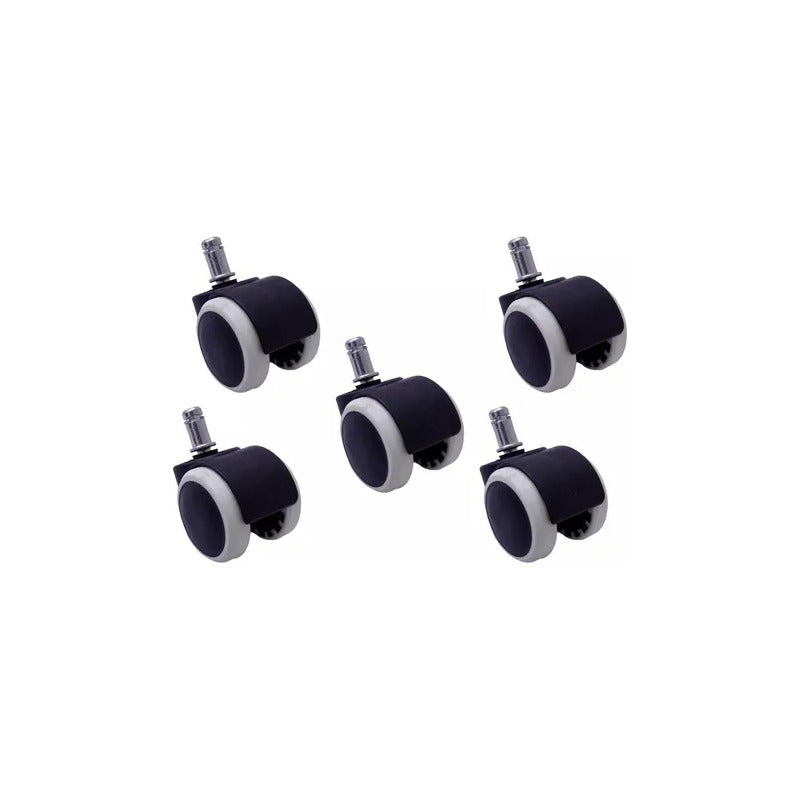 Repuesto Estrella Cromada Silla Oficina Giratoria + 5 Ruedas