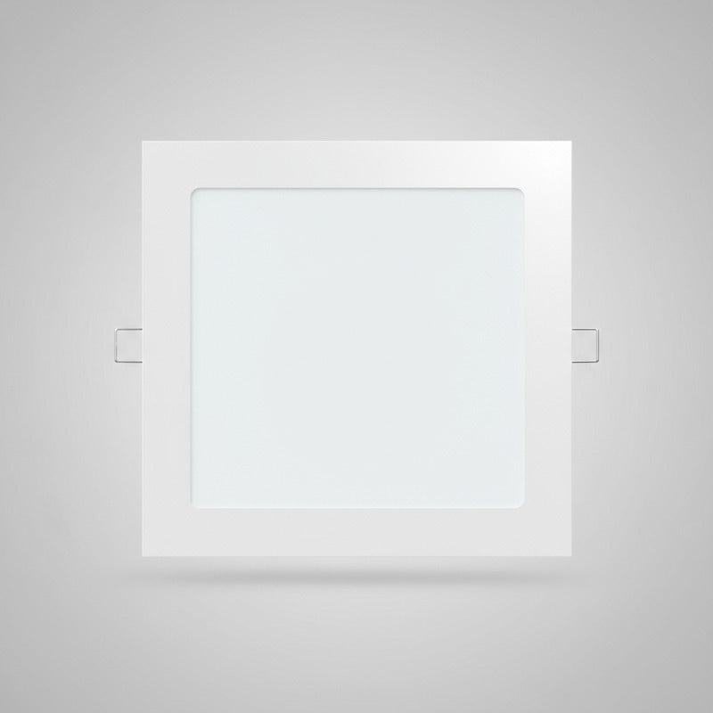 Plafon Embutible Cuadrado Led 12w Luz Fria Blanco Frío