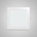 Plafon Embutible Cuadrado Led 12w Luz Fria Blanco Frío