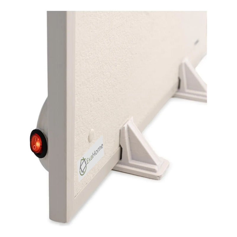 Panel Calefactor Estufa 500w Exahome Bajo Consumo Blanco