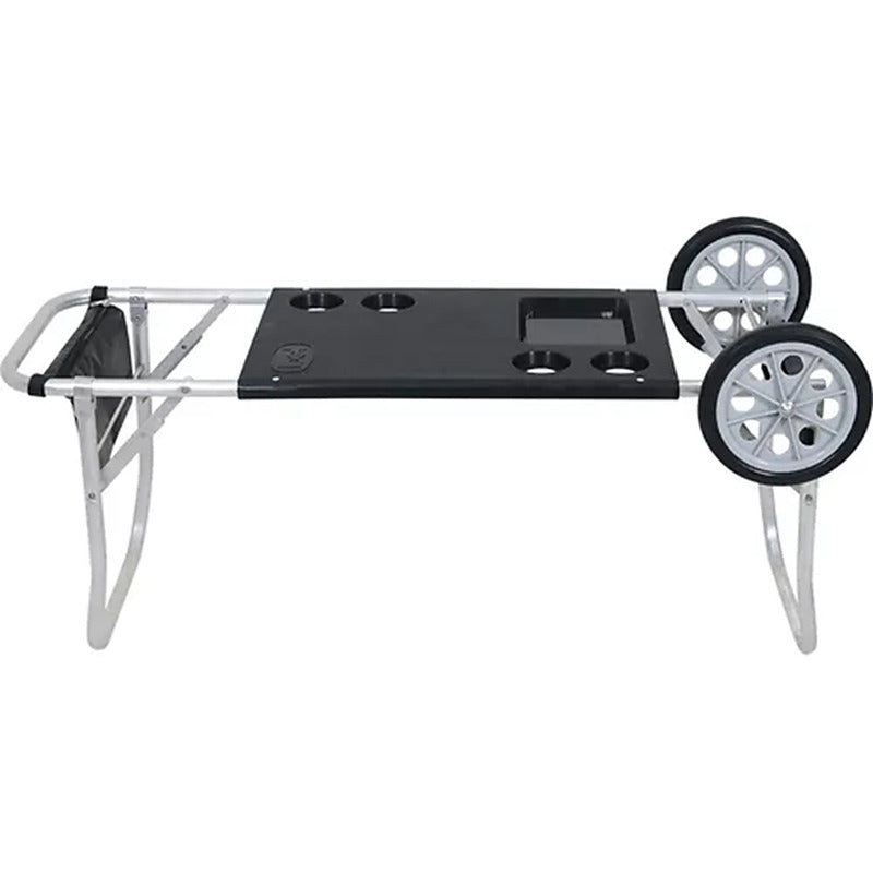 Combo 2 Reposeras 5 Posiciones + Carro Playero Camping Playa Color Negro