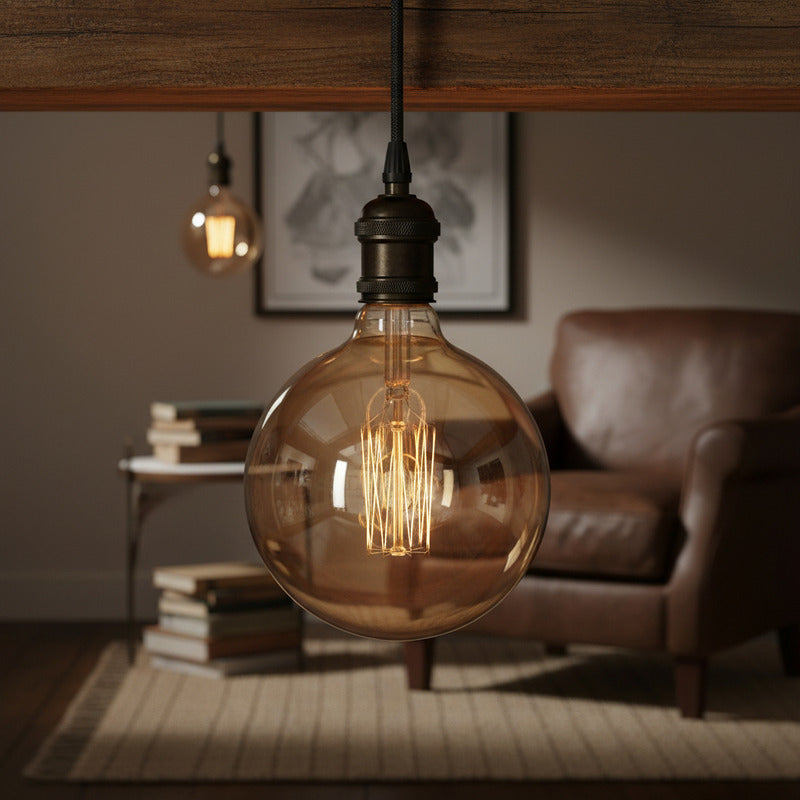 10 Lamparas Globo Foco Led Filamento Vintage Tienda Oficial Blanco Frío