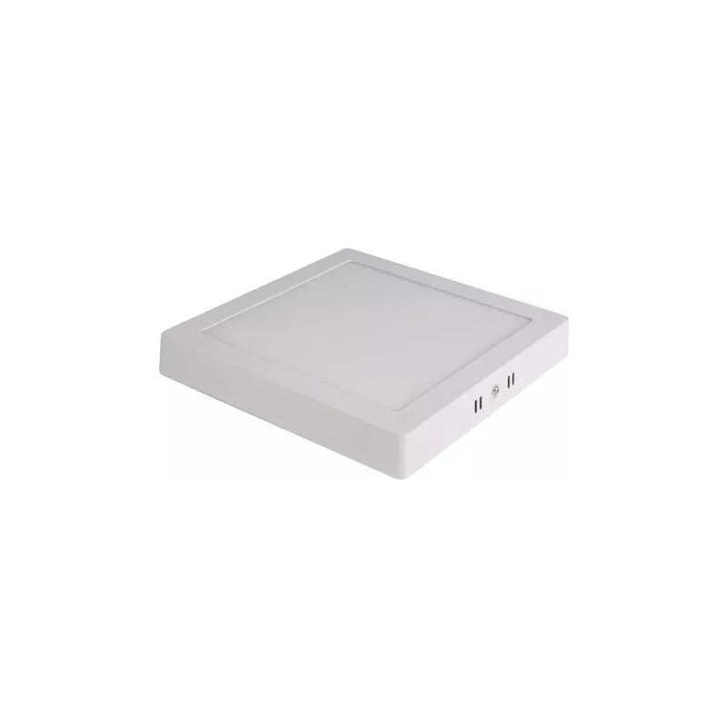 Lámpara Plafón De Techo Exahome Plafon 18w Cuadrado Con Base Blanco Fria