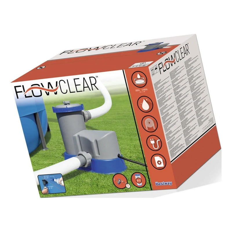 Bomba Filtro Sacahoja Barrefondo Premium Pileta Lona Bestway