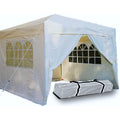 Gazebo De Rafia 4x3 Puerta Paredes Ventanas Bolso Exahome Blanco