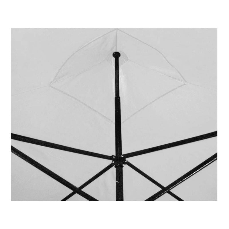 Gazebo Plegable Exahome 4.5x3 Impermeable + Bolso Y Estacas  Blanco