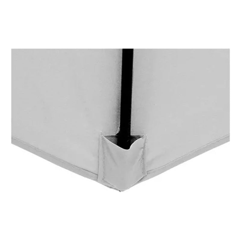 Repuesto Lona De Sombrilla Banana Lateral 3mts Poliester Color Blanco