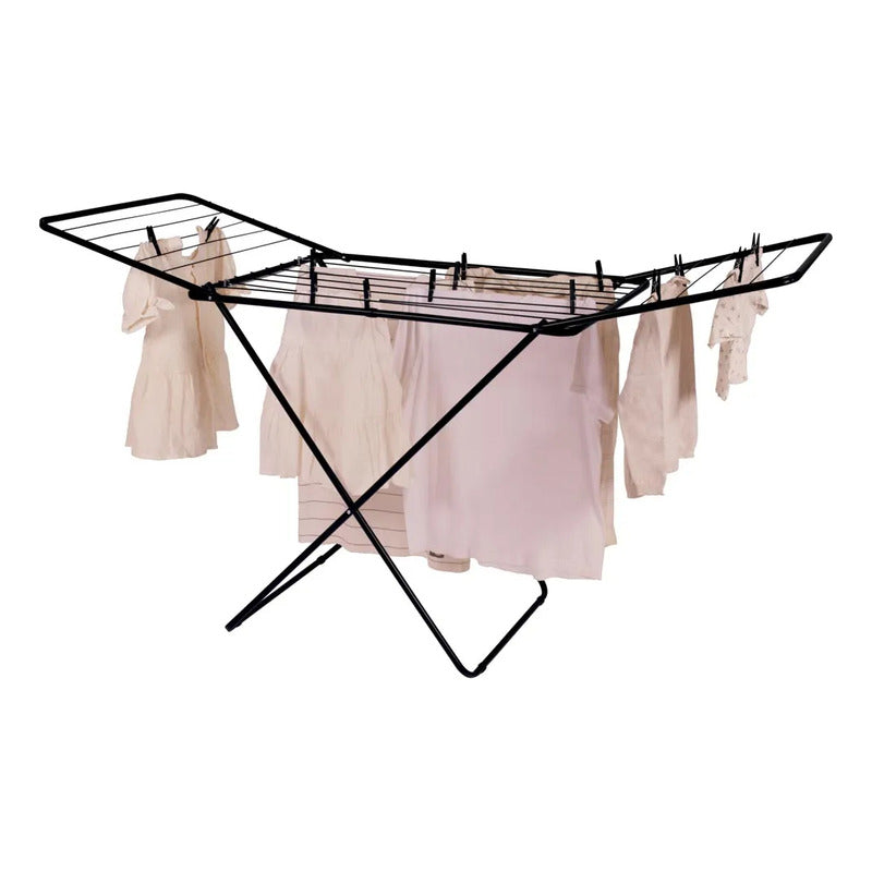 Tender Con Alas Exahome Negro Ultra Liviano Ropa Hogar