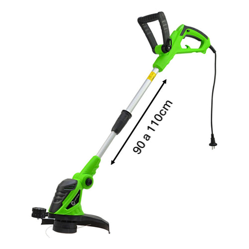 Bordeadora Electrica Exahome Telescopica De Aluminio 550w Verde