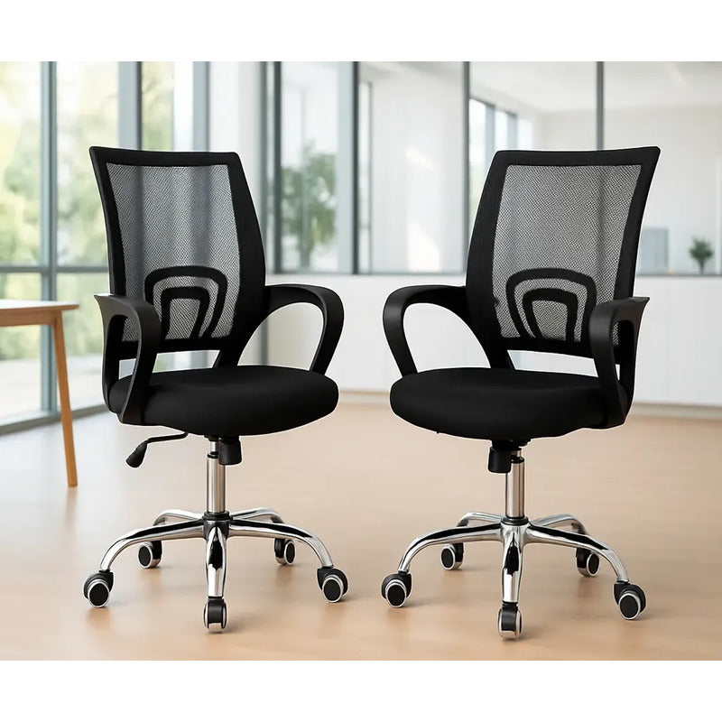 Repuesto Asiento De Silla De Oficina Mesh Tela Oxford Negro Oxford