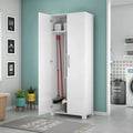 Mueble Escobero Organizador Lavadero Cocina Despensero Blanco
