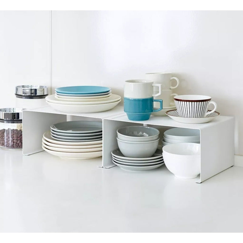 Organizador Alzada De Alacena Exahome Metal Estante Cocina