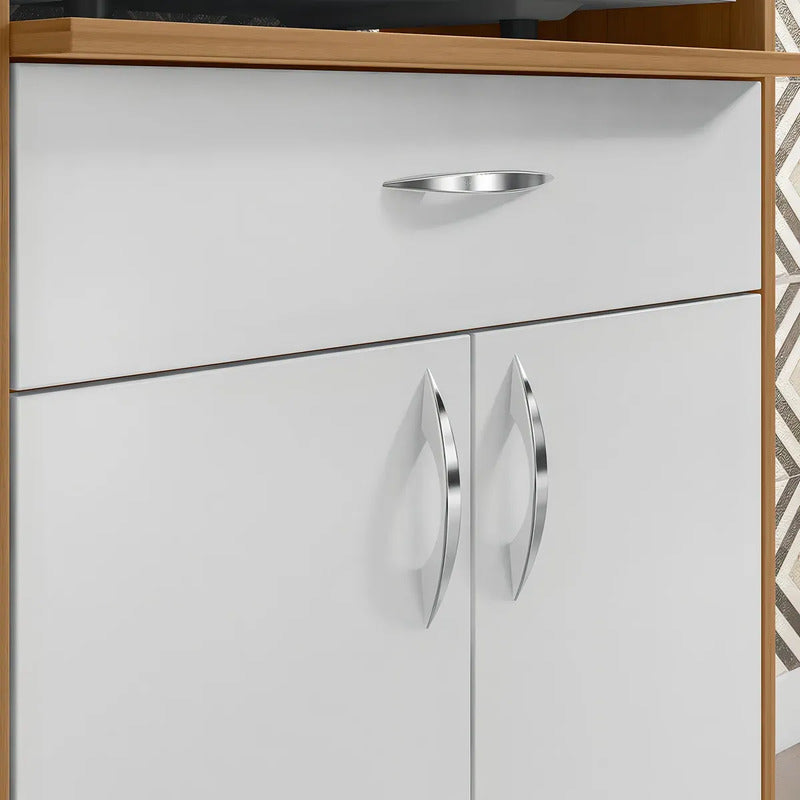 Organizador De Cocina Despensero Exahome Porta Microondas Roble