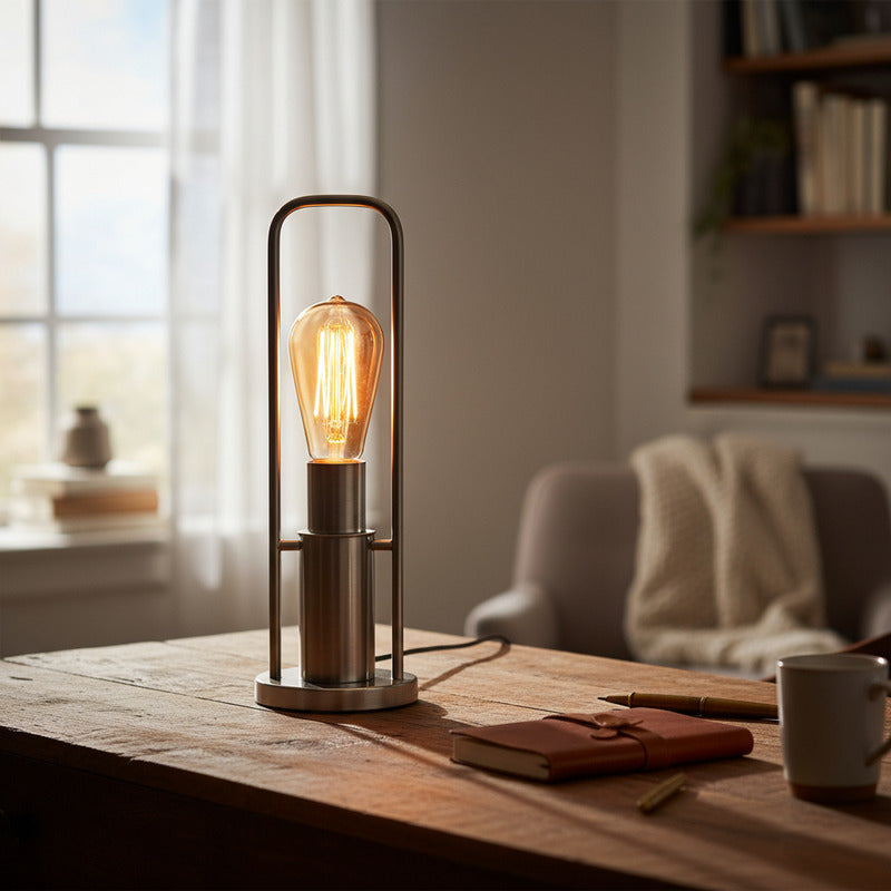 Lampara Tubular Led Filamento Foco Ambar 6w Pack 5u Ámbar