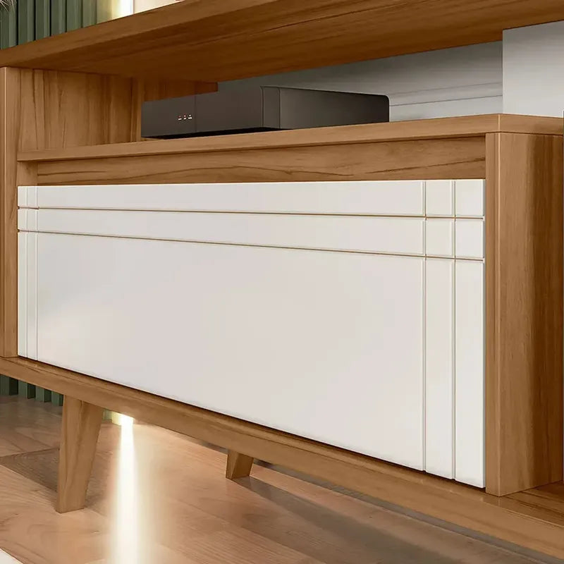 Rack Tv Premium Exahome 60 Pulgadas Mueble Televisión Nordic Blanco
