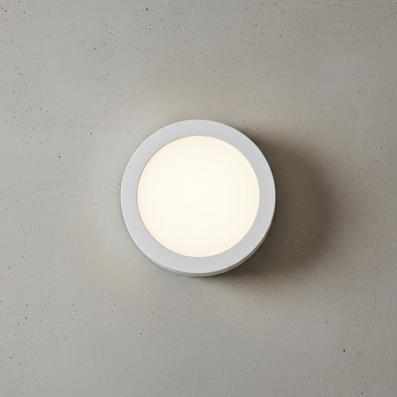 Plafon Redondo Con Base Circular 18w Luz Fria Blanco