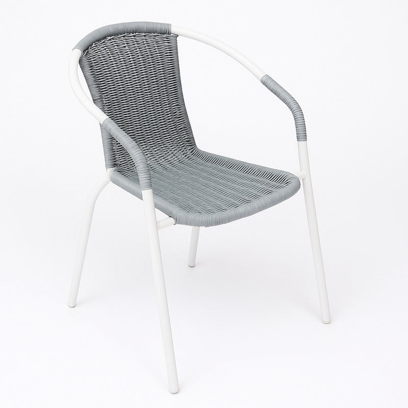 4 Sillas Rattan Apilable Hogar Jardin Bar Comercio Ratan