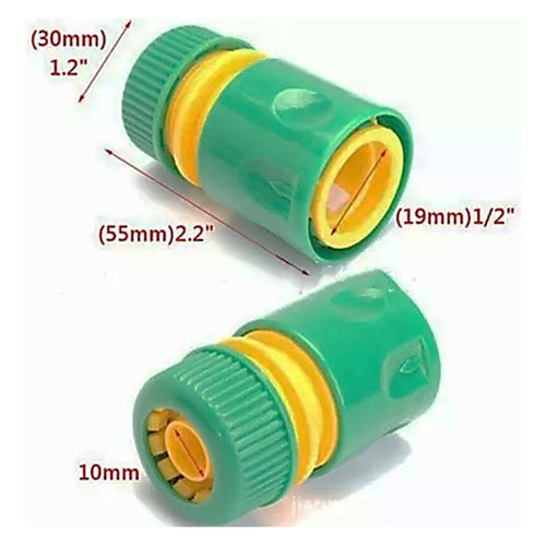 10 Conector Acople Rapido Manguera Rieg Tienda Oficial Verde