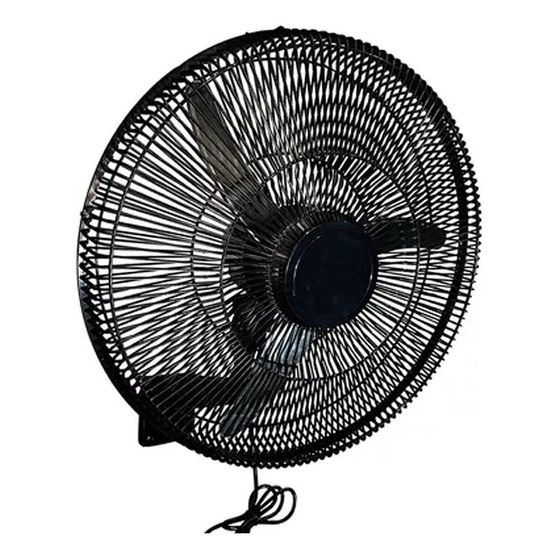 Ventilador De Pared Semi Industrial 20 Exahome 50cm Negro 50 Cm Negro Metal 3