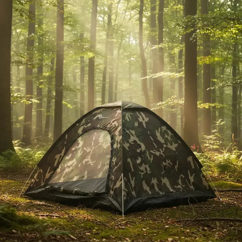 Carpa Iglú Exahome Jxct-1011 2p Camuflada 1000mm Bolso Verde